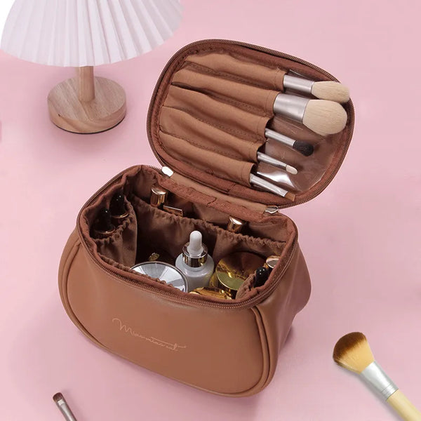 Portable Cosmetic Bag High Capacity Makeup Storage Handbag Waterproof Toiletries Organizer Travel Daily Necessities Arrange Pack