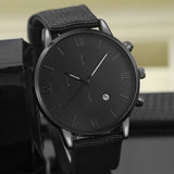 4pcs Quartz Watches Bracelet Watch Set For Men Business Fashion Casual Round Pointer Calendar Watch Accessories