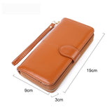 long Solid Color purses wallet