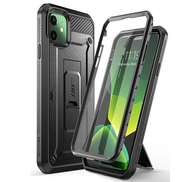 For iPhone 11 Case 6.1" (2019 Release) SUPCASE UB Pro Full-Body Rugged Holster Cover with Built-in Screen Protector & Kickstand