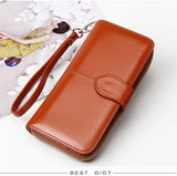 long Solid Color purses wallet