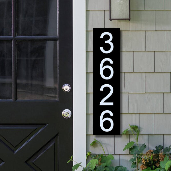 Vertical House Numbers Letters Doorplate Horizonatal Address Plaque For Outdoor Home Mailbox Address Sign Plates Numeros Puerta