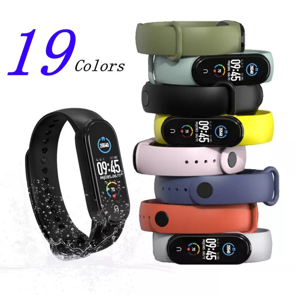 For Mi Band 7 Miband7 M7 Mi 7 Strap Smart Wristband Silicone Bracelet Belt For Xiaomi Mi Band 7 Miband6 5 4 3 2 7NFC Straps