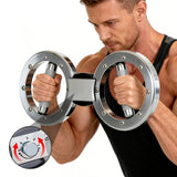 Adjustable Arm Strength Training Spinner Device For Forearm And Grip Workout