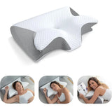 Memory Foam Cervical Neck Support Pillow Ergonomic Contour Orthopedic Sleeping Pillow