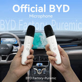 Wireless Karaoke Microphone with Receiver for Compatible Vehicle Entertainment Systems