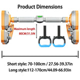 Adjustable Doorway Pull Up Bar With Level Gauge For Strength Training Home Gym