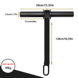 Wrist Roller Forearm Strength Trainer With Adjustable Strap And Non Slip Handle