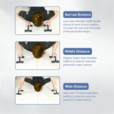 Non Slip Push Up Stand Bars For Chest Arm And Core Strength Training