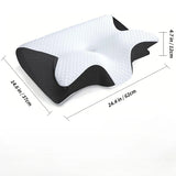 Memory Foam Cervical Neck Support Pillow Ergonomic Contour Orthopedic Sleeping Pillow