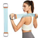 Adjustable Chest Expander Resistance Band With Removable Tubes