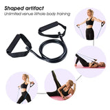 120CM Level 5 Resistance Exercise Bands With Handles For Strength Training