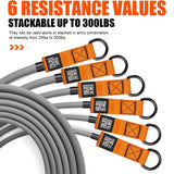 Home Fitness Resistance Band Training Set With Handles And Door Anchor