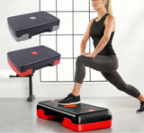 Non Slip Aerobic Fitness Step Platform For Cardio And Home Workout Training