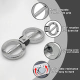 Adjustable Arm Strength Training Spinner Device For Forearm And Grip Workout