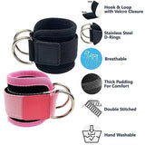 Double Buckle Ankle Straps For Hip And Glute Strength Training And Leg Workouts