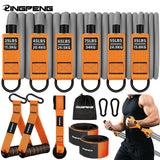 Home Fitness Resistance Band Training Set With Handles And Door Anchor