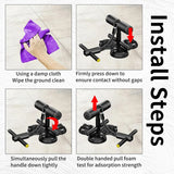 Portable Sit Up Assistant Bar With Suction Base For Core And Full Body Training