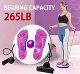 Waist Twisting Exercise Disc With Foot Massage Platform For Home Fitness Training