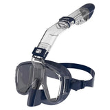 Foldable Anti Fog Snorkel Mask Set with Dry Top System for Swimming and Diving