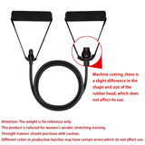 120CM Level 5 Resistance Exercise Bands With Handles For Strength Training