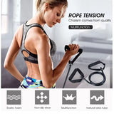 120CM Level 5 Resistance Exercise Bands With Handles For Strength Training