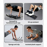 Multi Function Push Up Training Board With Elbow Support For Core And Upper Body Workout