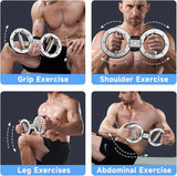 Adjustable Arm Strength Training Spinner Device For Forearm And Grip Workout