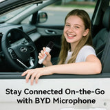Wireless Karaoke Microphone with Receiver for Compatible Vehicle Entertainment Systems