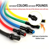120CM Level 5 Resistance Exercise Bands With Handles For Strength Training