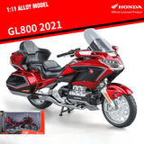 1 11 Scale Gold Wing GL800 Die Cast Motorcycle Model with Sound and Light