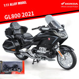 1 11 Scale Gold Wing GL800 Die Cast Motorcycle Model with Sound and Light