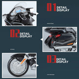 1 11 Scale Gold Wing GL800 Die Cast Motorcycle Model with Sound and Light