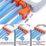 Adjustable Chest Expander Resistance Band With Removable Tubes