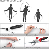 Adjustable Steel Wire Jump Rope For Fitness Cardio And Endurance Training
