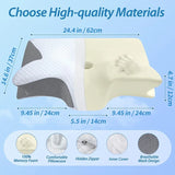 Memory Foam Cervical Neck Support Pillow Ergonomic Contour Orthopedic Sleeping Pillow