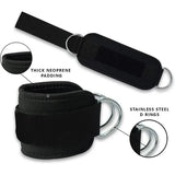 Double Buckle Ankle Straps For Hip And Glute Strength Training And Leg Workouts