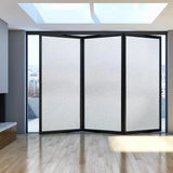 Matte Frosted Window Privacy Film Static Cling UV Protection Glass Cover